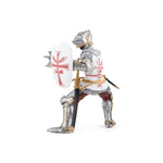 Chevalier Teutonique Papo en PVC, Collection Médiéval, jouet éducatif idéal pour enfants et collectionneurs