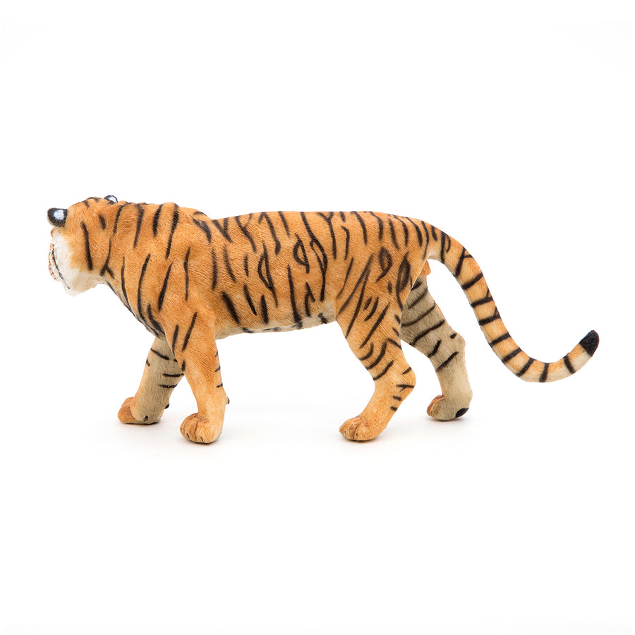 Figurine Tigre Papo en PVC, thème félins, Collection Animaux sauvages, jouet éducatif idéal pour enfants et collectionneurs