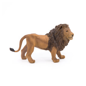 Figurine Lion Papo en PVC, thème félins, Collection Animaux sauvages, jouet éducatif idéal pour enfants et collectionneurs