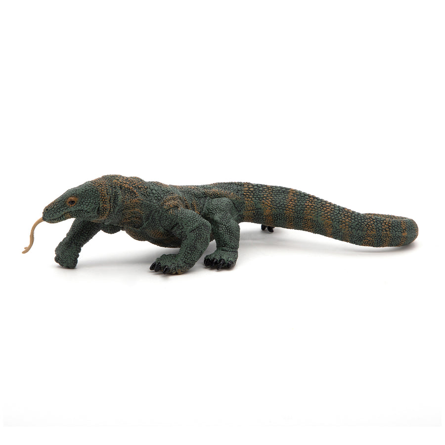 Figurine Dragon de Komodo Papo en PVC, thème reptiles, Collection Animaux sauvages, jouet éducatif idéal pour enfants et collectionneurs