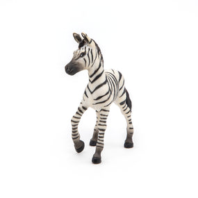 Figurine Bébé zèbre Papo en PVC, thème savane, Collection Animaux sauvages, jouet éducatif idéal pour enfants et collectionneurs