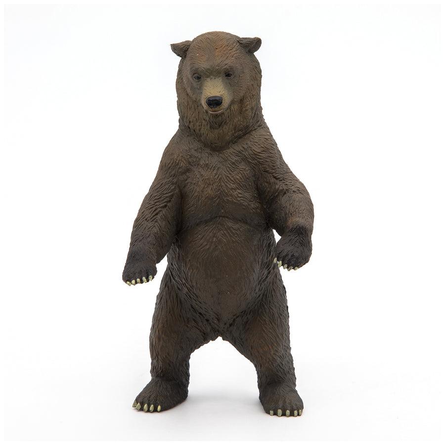 Figurine Grizzly Papo en PVC, thème forêt, Collection Animaux sauvages, jouet éducatif idéal pour enfants et collectionneurs
