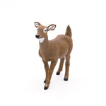 Figurine Biche de Virginie Papo en PVC, thème forêt, Collection Animaux sauvages, jouet éducatif idéal pour enfants et collectionneurs