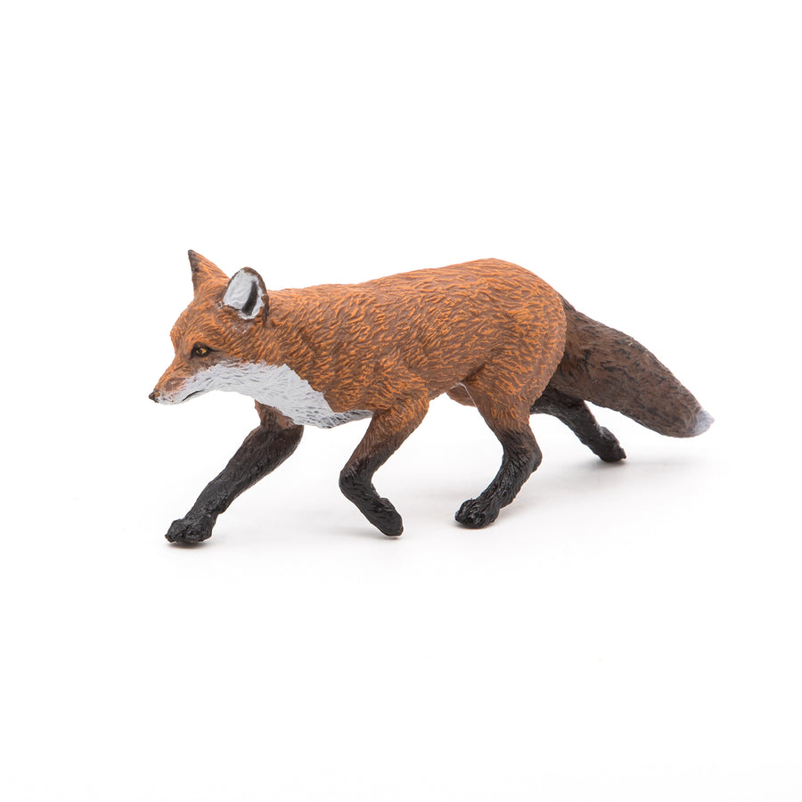 Figurine Renard Papo en PVC, thème forêt, Collection Animaux sauvages, jouet éducatif idéal pour enfants et collectionneurs