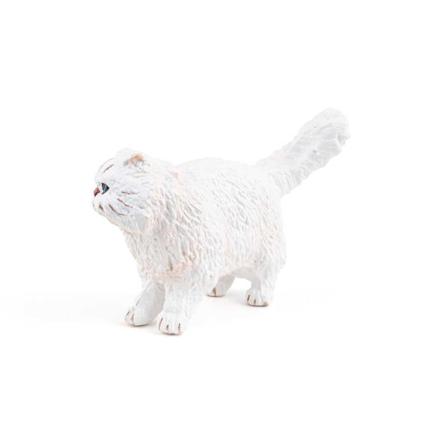Figurine Chat persan Papo en PVC, Collection chiens et chats, jouet éducatif idéal pour enfants et collectionneurs