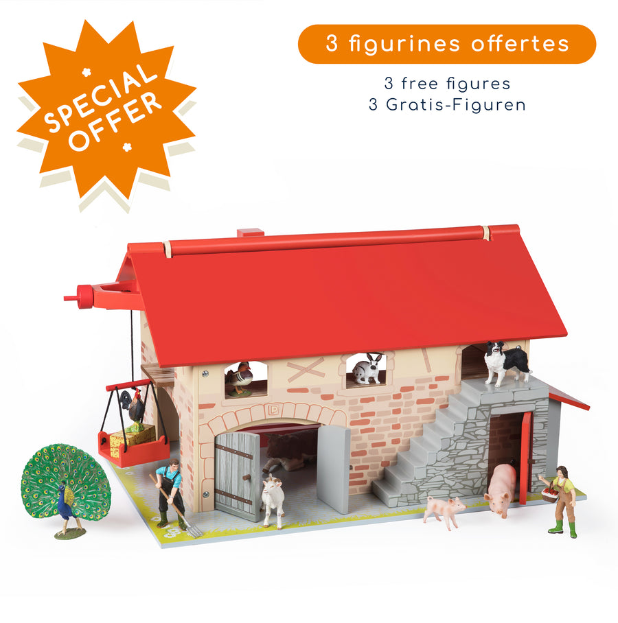 Der große Bauernhof + 3 Gratis-Figuren