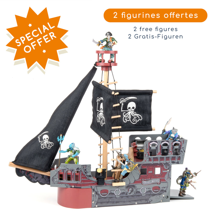 Das fantastische Schiff + 2 Gratis-Figuren