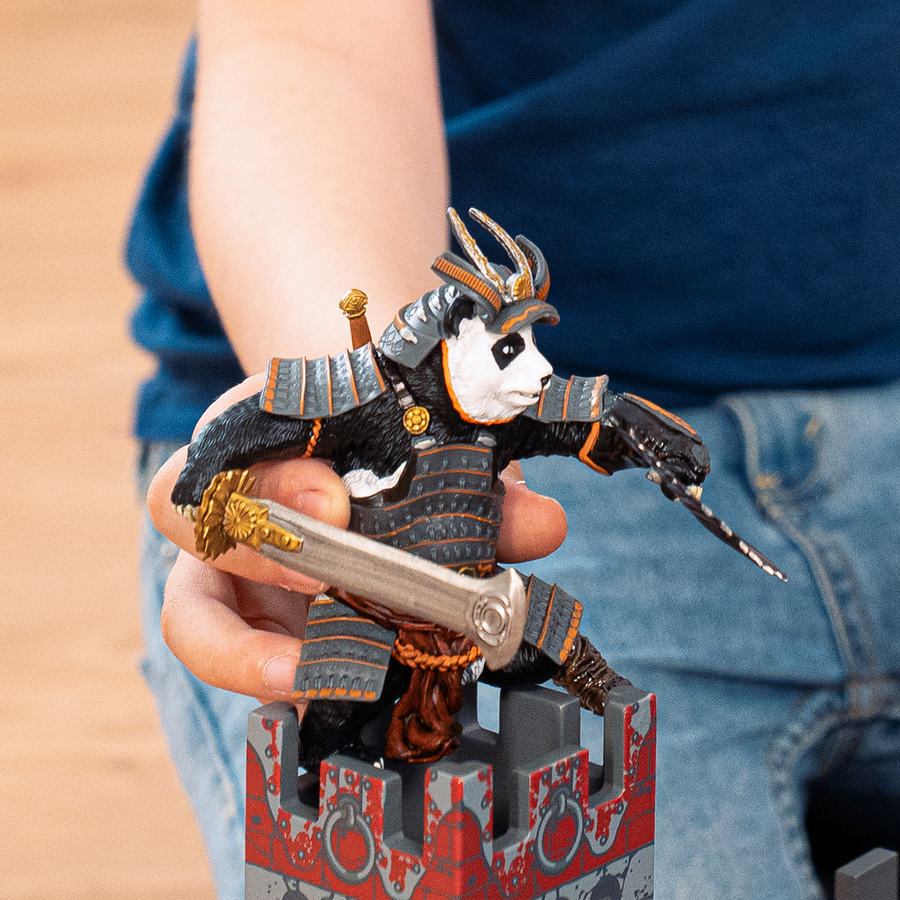 Mutierte Panda-Figur